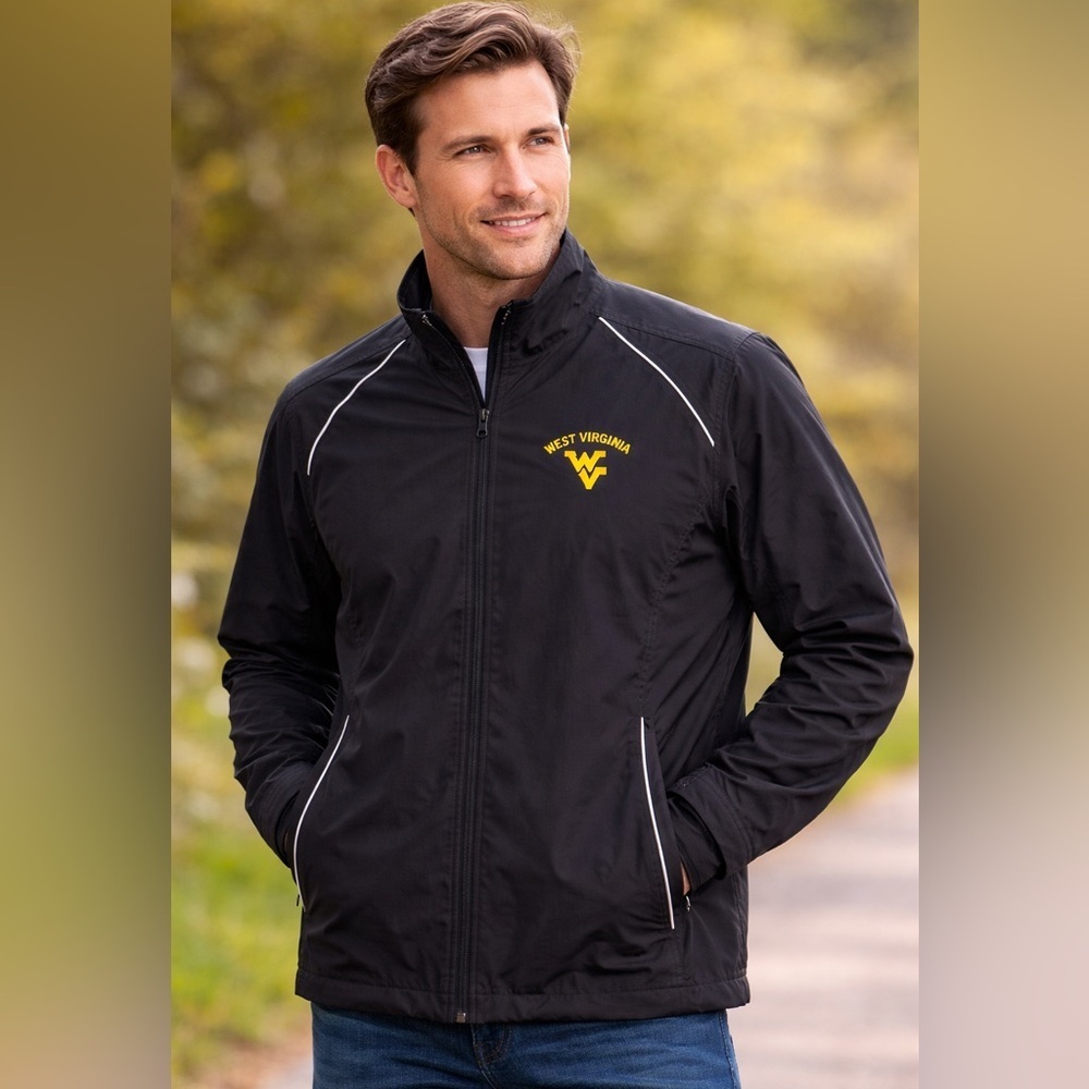 Cutter & Buck CB WeatherTec West Virginia Jacket Size XL Dark Blue Windbreaker